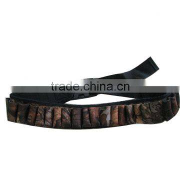 camo neoprene hunting bullet belt