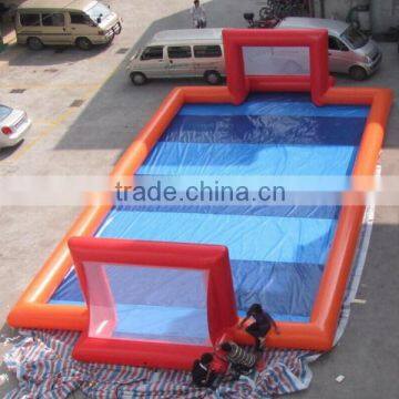 summer cool soap water inflatable football playground for teamwork