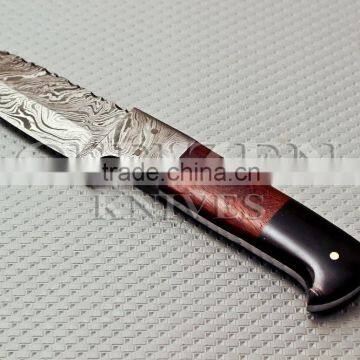 CITIZEN KNIVES, BEAUTIFUL CUSTOM HAND MADE DAMASCUS STEEL HUNTING KNIF photo-4