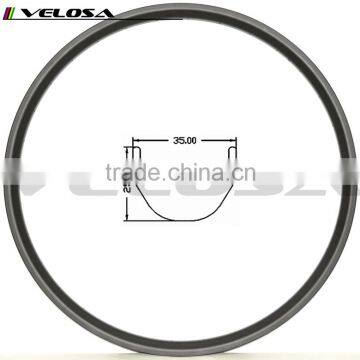 29ER carbon mtb wheels 35 mm width clincher hookless mountain wheels