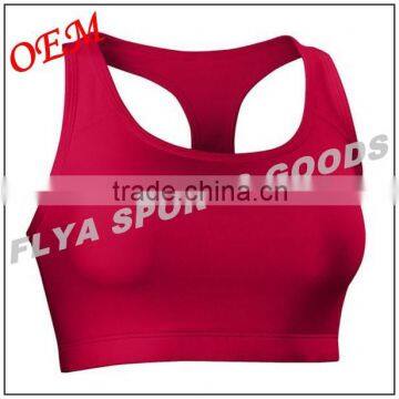 Wholesale trade assurance Women's sportswear racerback design athletic sport bra women custom