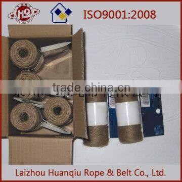 China supplier colorful twisted jute twine