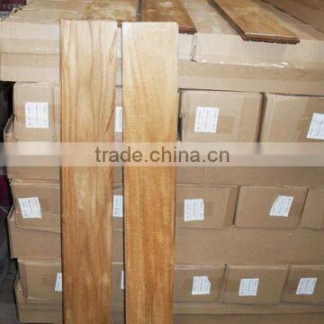1200x120mm natural teak outdoor parquet with T&G