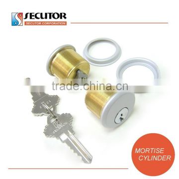 America KA Brass Mortise Keyed Cylinder