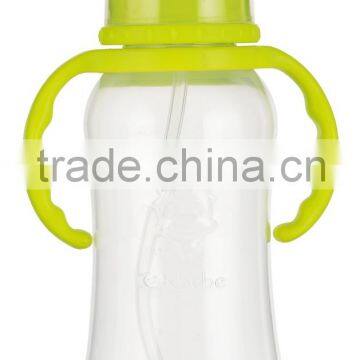 2014 New Amazing Plastic Bottle Baby Present Normal Neck PP Adult Baby Milk Feeding Bottle BPA Free 270ml/9oz A-1013 Green