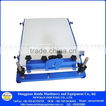 NS102 Manual 1 color 2 station screen printing bench top press for flat surface objects