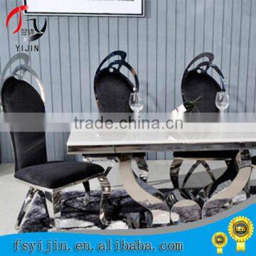 Restaurant stainless steel hotel banquet chair factory price low price black chair for wedding/hotel                        
                                                Quality Choice