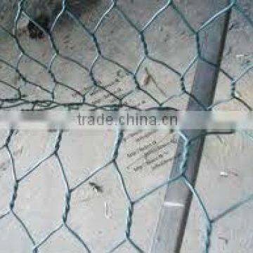 green pvc coated gabion mesh