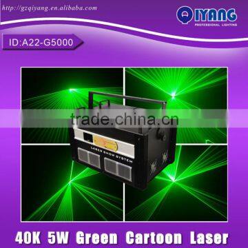 Best price light ILDA 40K 532nm green laser 5000mW