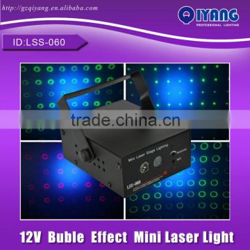 150mW 12V RGY rgb mini animation laser with blue LED light