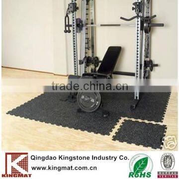 100% domestically produce recycled rubber gym rubber roll mat