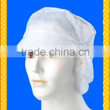 Snood cap /Cap +peak with hair net