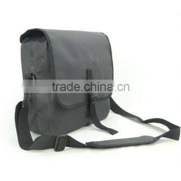 Black waterproof laptop message bag 2014