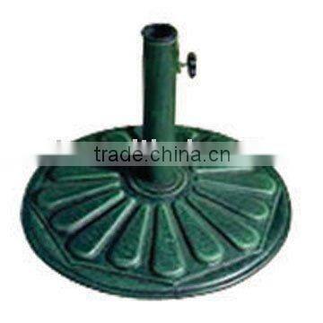 Outdoor cast iron umbrella base