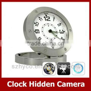 motion detection digital table clock camera