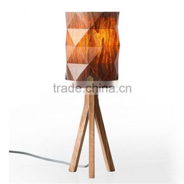 Modern Wooden Table Lighting for edision bulb hotel table lamp