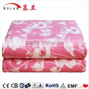 Cotton fabric Single Controller Electric Blanket