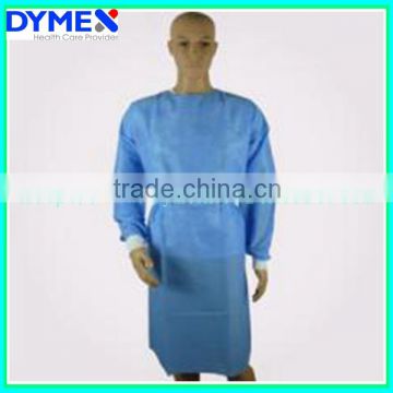 Single Use Isolation Gown With Knitted Cuff