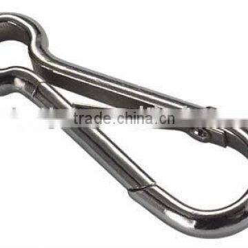 Zinc Plated Smplex Carabiner Spring Hook With Eye in Rigging Hardware Manufacturer photo-2