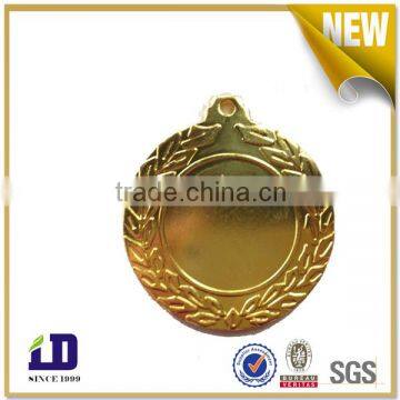 gold blank metal sport medallion