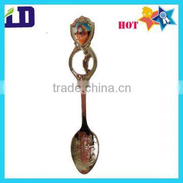 Mini souvenior Spoons,iron metal spoon with chrome plating