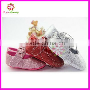 Glitter PU Leather Baby Shoes