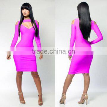 2014 new arrival pink cocktail dress