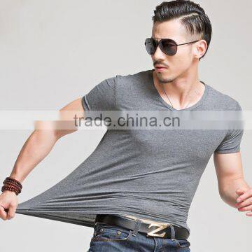 Strich T-Shirt Men's Short Sleeve T-Shirt Slim Fit Strich Cotton