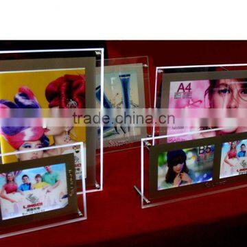 Beautiful Slim Crystal LED Photo Picture Frame photo-4