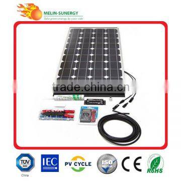 100W Portable RV diy solar battery charger Kit