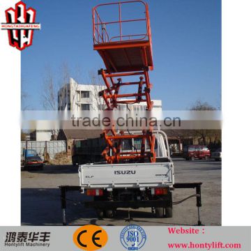 10m truck mounted scissor lift platform