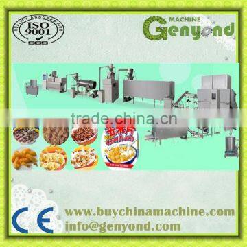 hot sale cereal process equipment/Extruded Breakfast cereal corn flake production equipment