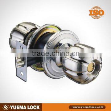 China knob lock/New design security door lock 730-58856 Stainless steel material and new Finish knob lockset