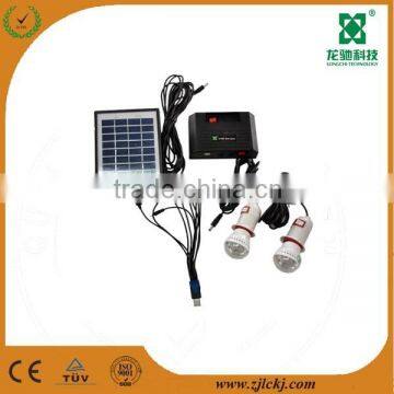 2w 9v small portable solar lighting system