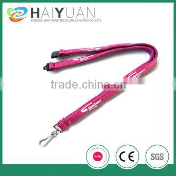 silk screen printing tube lanyard with safety break