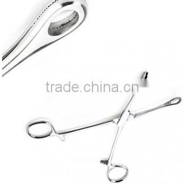 Sponge Forceps Mini Type Body Piercing Surgical Tools 7"