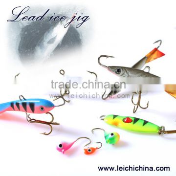 Lead fishing jig molds