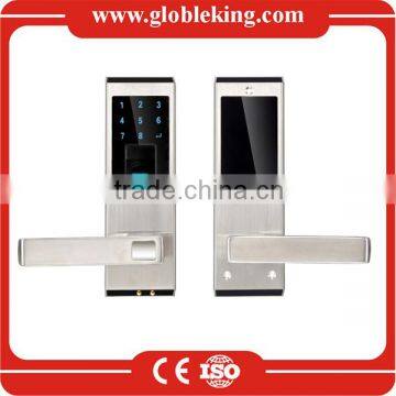 Stainless steel Waterproof biometric fingerprint door lock with Touch keypad and IP65