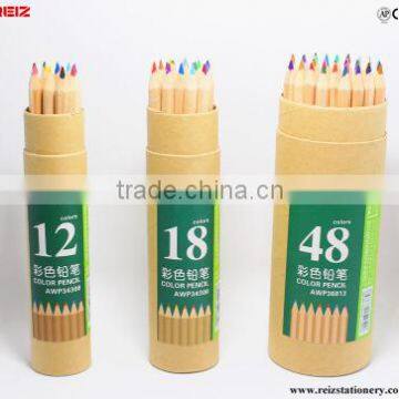 18pcs ,24pcs ,48pcs paper tube pack color pencil