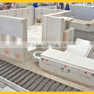 fused cast zircon corundum brick for glass melting pool, regenerator and ceramics