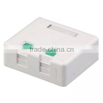 Dual Port Surface Mount Box for RJ45 keystone jack