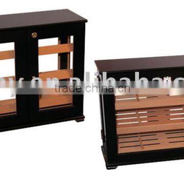 Wooden Cigar Display Humidor and Cigar Cabinet