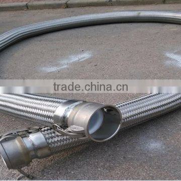 China factory high pressure stainless steel braided ptfe teflon hose