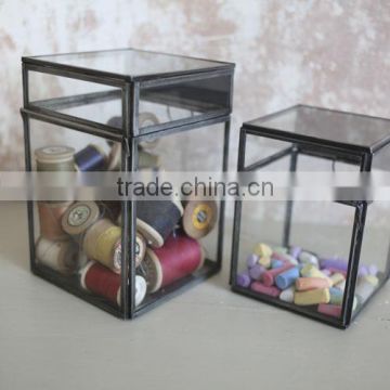 Glass Boxes, Storage Box, Decorative Glass Box