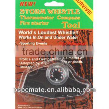 multifunctional strom whistle with compass