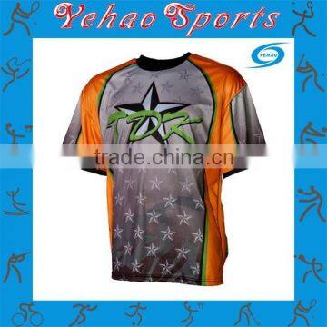 Plain color printing shirt softball cloth baseball jersey