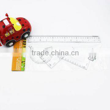 OEM High Quality 30cm Fashion Ruler Stationery Set