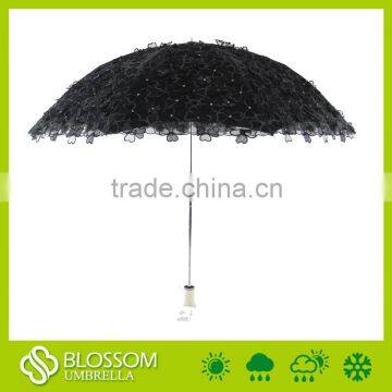 Customer Umbrella Material Manual Open Fold Wedding Umbrella