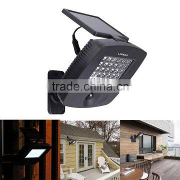 PIR Motion Sensor Lamp Light 30LEDs 200LM IP44 LED Solar Powered Light Ultra Bright Outdoor Lamp for Garden Balcony