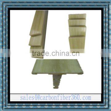 31.8*5.8mm Pultrusion polyurethane Fiberglass bars, High strong Flat Fiberglass bars